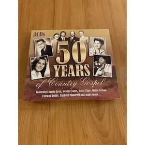 50 Years Country Gospel 3 CD Set Loretta Lynn George Jones Cline Twitty Mandrell